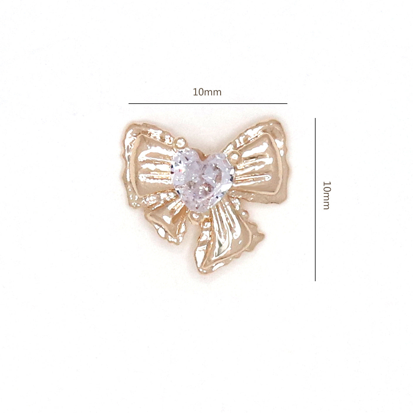 Climate Flowers Bow Zircon Nail Ornament Zircon