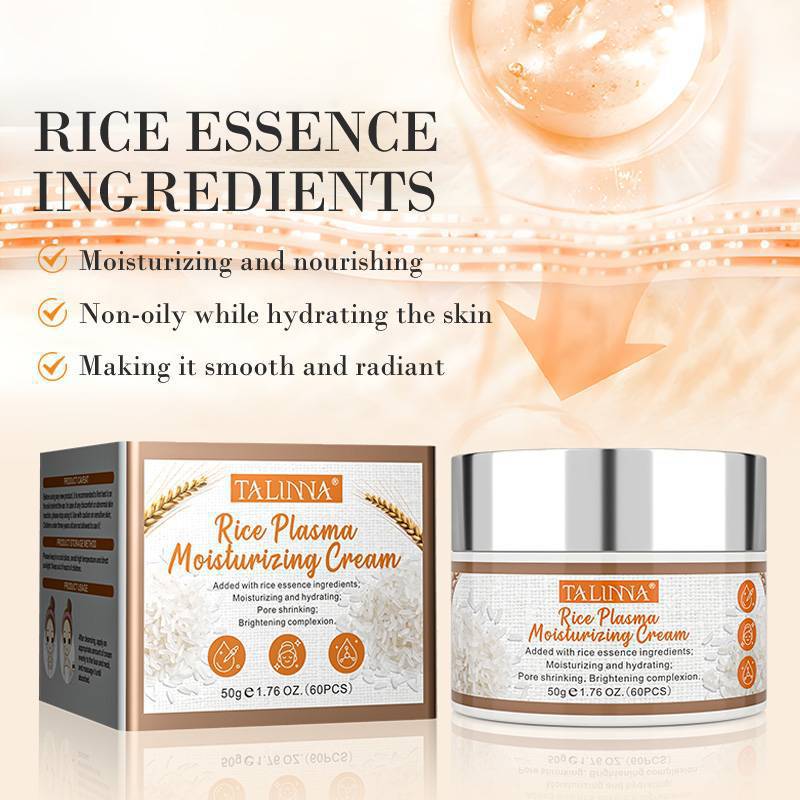 Rice Puree Moisturizing Cream Hyaluronic Acid Dense Hydrating Skin-tendering Cream