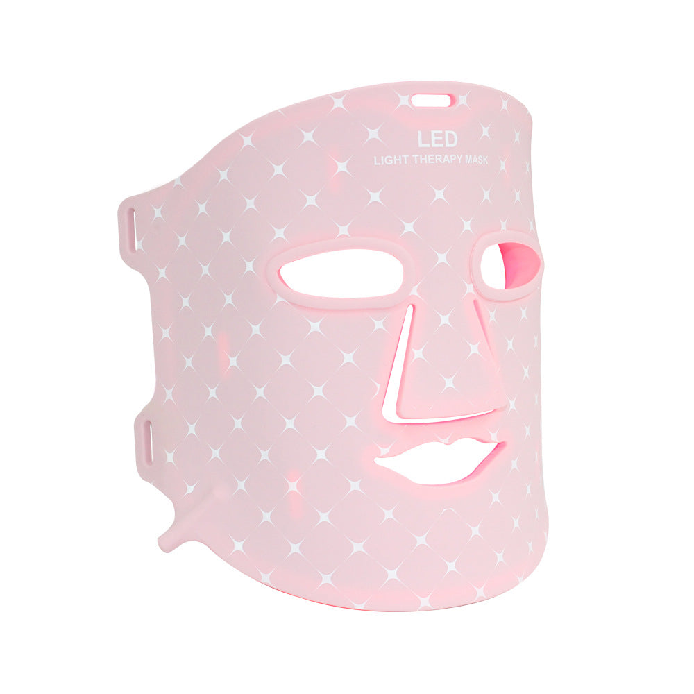 Colorful Silicone Mask Neck Beauty Mask Photon Skin Rejuvenation Spectrum Beauty Instrument