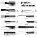 10-piece hair comb