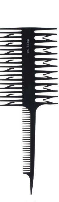 Pointed Tail Art Hair Pick Comb Two Sides Hairdressing Comb Fishbone Hair Tidying