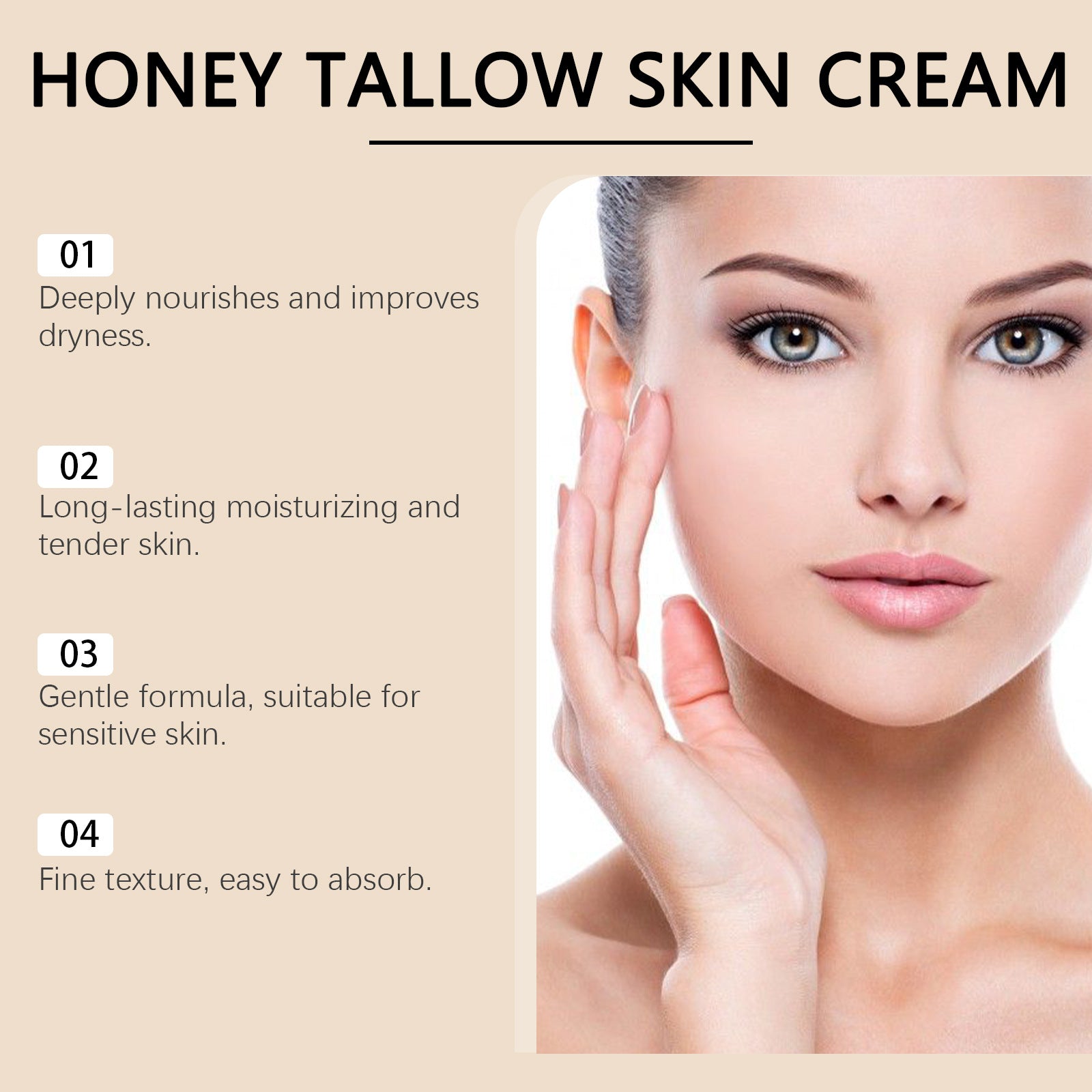 Honey Tallow Skin Cream
