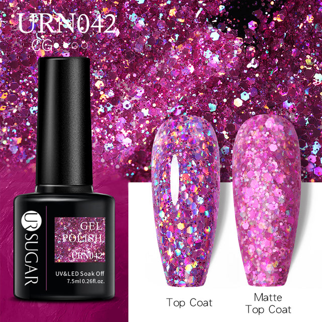 UR Sugar 7.5ml Reflective Glitter Gel Winter Nail Polish