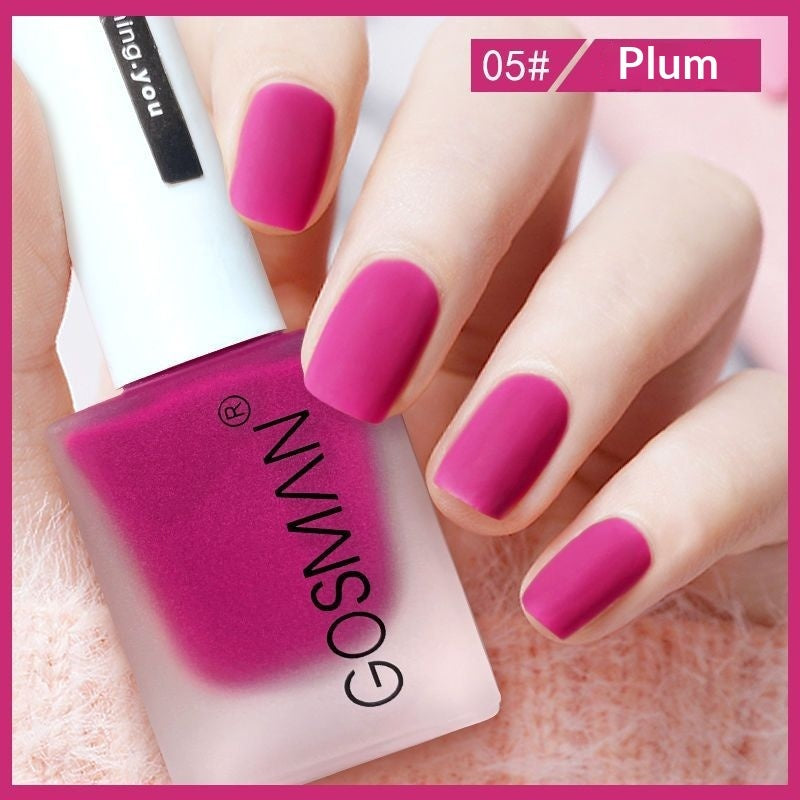 Gosman Quick-dry Matte Nail Polish, Non-peel