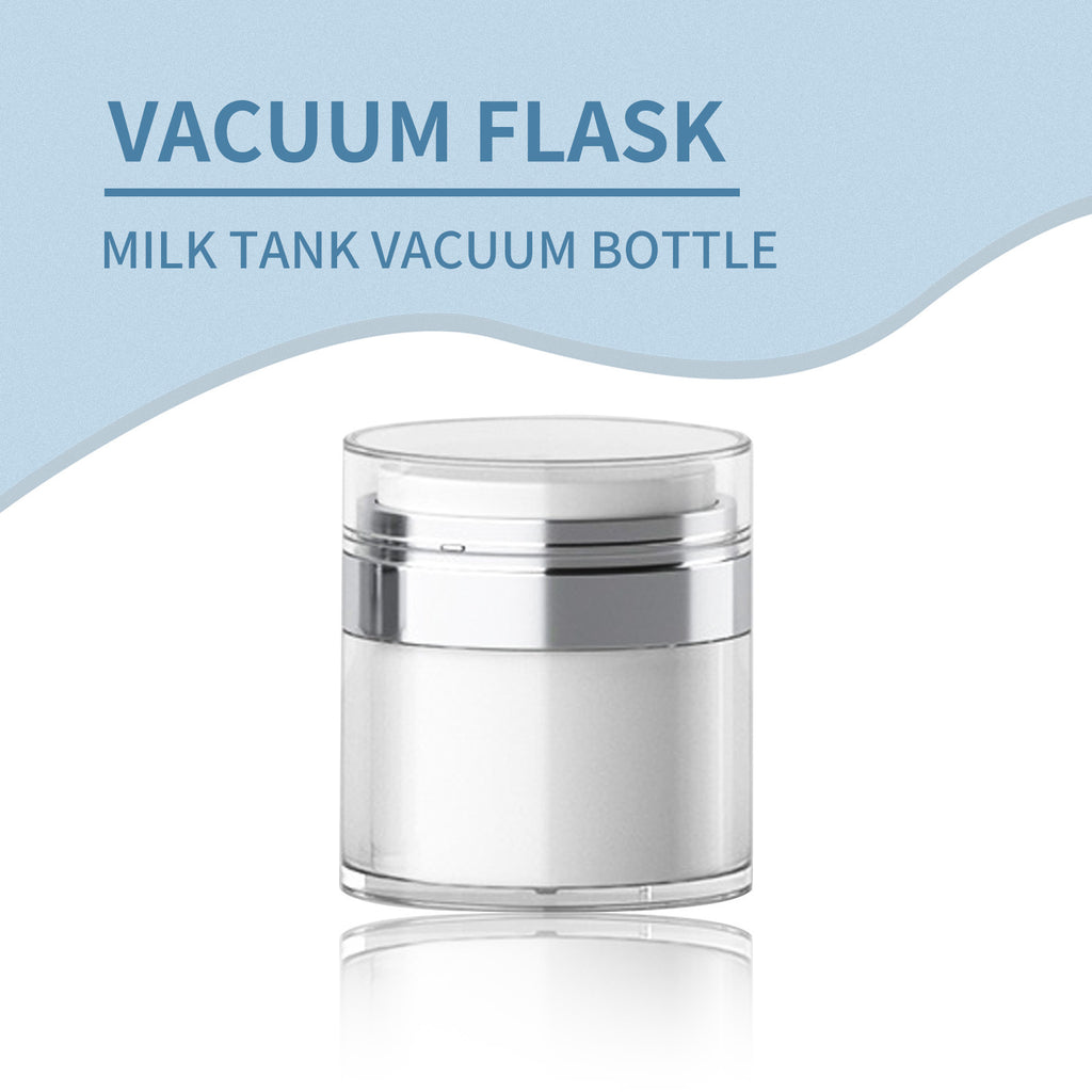 Acrylic Press Vacuum Lotion Plain Cream Bottle