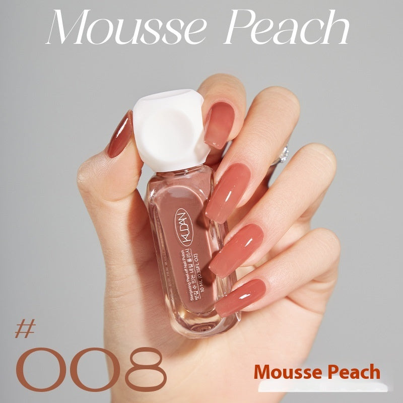 Kudan Water-based Nail Polish Peelable Quick-drying Baking-free Long-lasting Summer Macaron Popular Color
