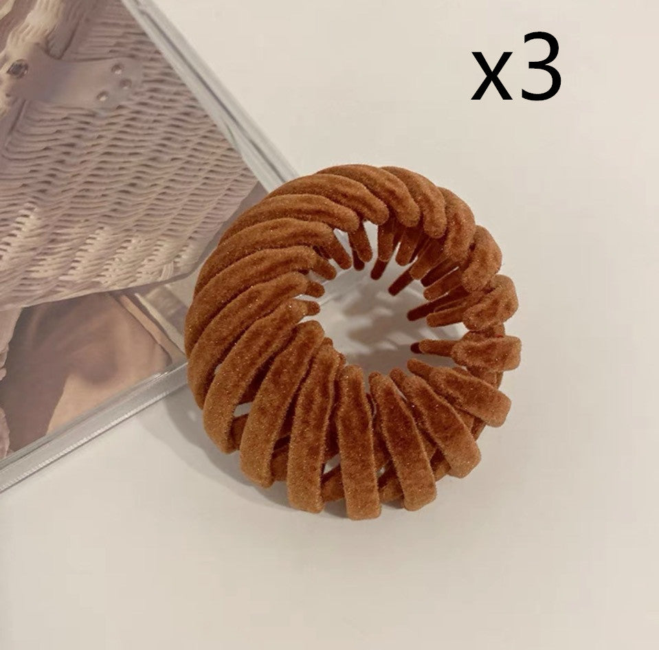 Maruko Hair Ornaments Bird's Nest Hair Tie Lazy Hairpin