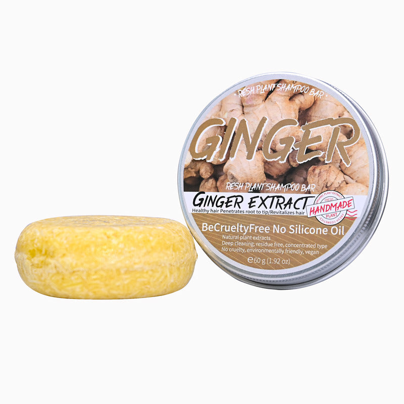 Fresh Plant Ginseng Shampoo Soap Hand Rosemary Shampoo Cake