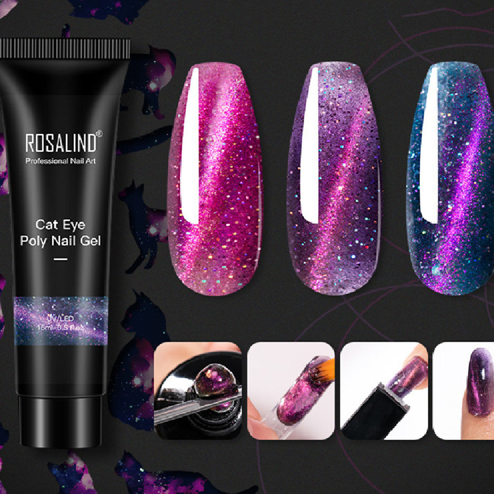 Rosalind Crystal Quick Extender Gel Nail Polish