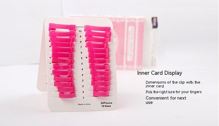 Gradient Nail Art Anti-overflow Protective Folder