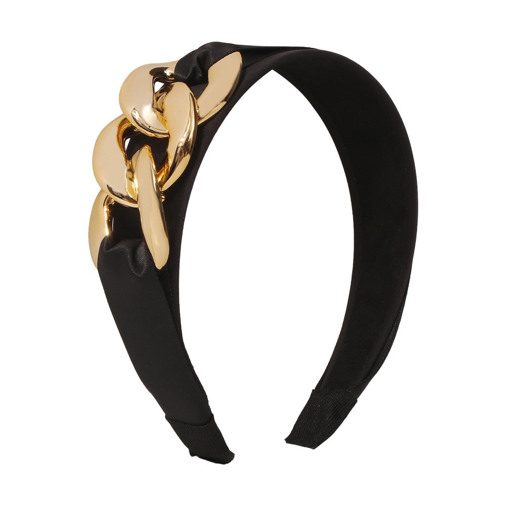 Alloy Braided Fabric Personality Retro Temperament New Headband