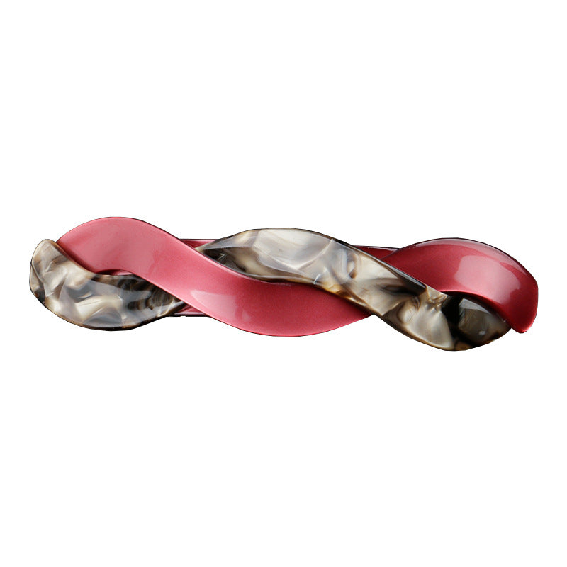 Acetate Large Spring Clip Leopard Hairpin