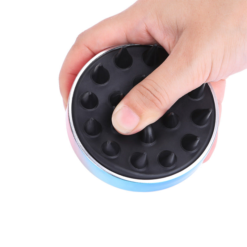 Household Electroplating Silicone Shampoo Brush