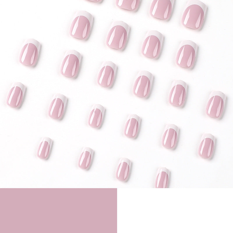 Nail Patch White Edge French Wear