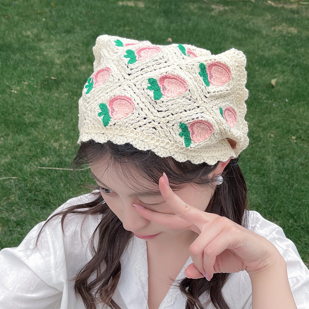 French Style Triangular Binder Headwear For Women