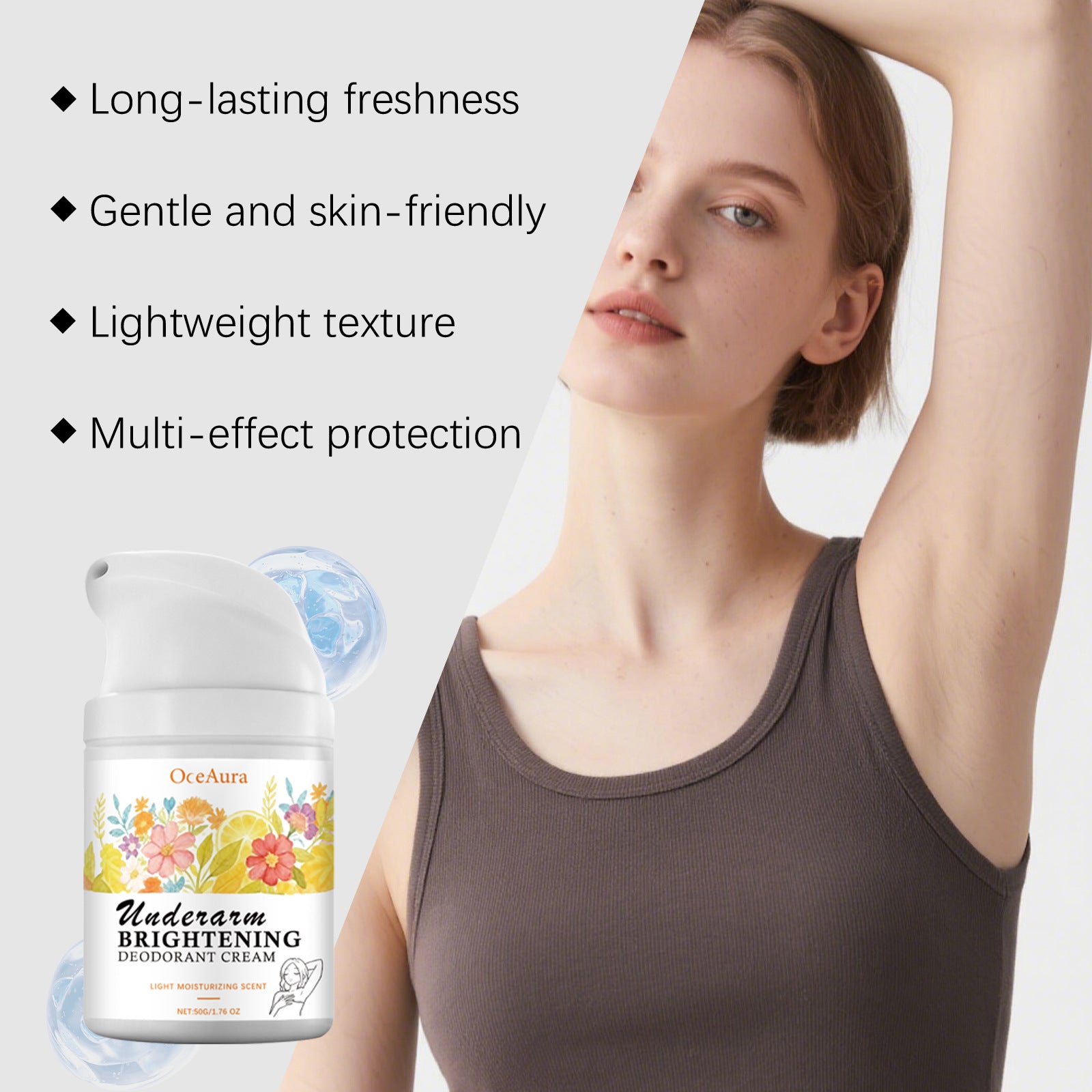 Underarm Brightening And Deodorant Cream