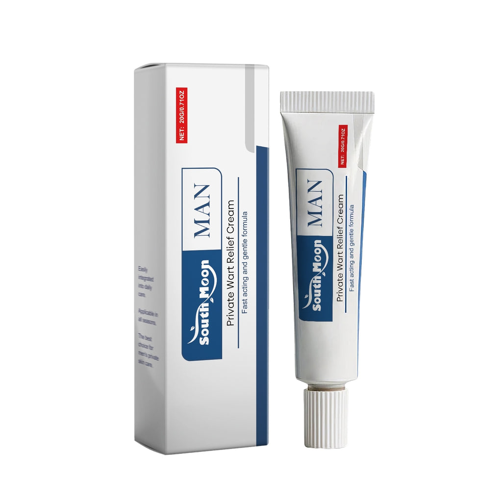 Man Private Wart Relief Cream
