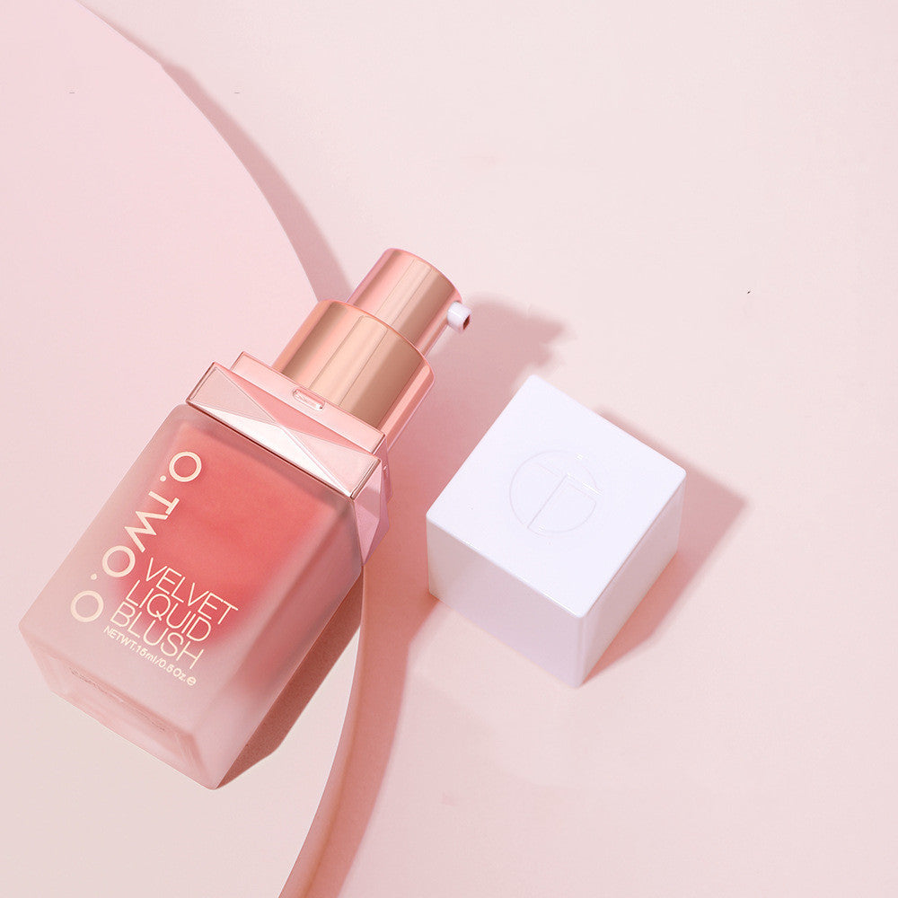 O. Two. O Natural Dazzling Liquid Blush Lasting Matte Silky And Delicate