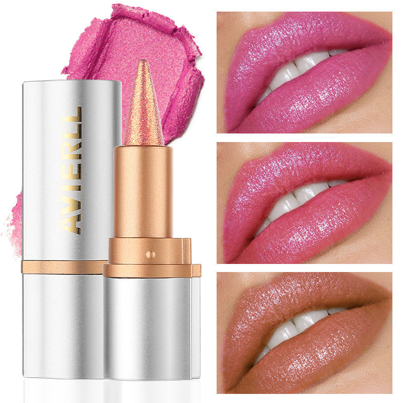 Pearlescent Finely Shimmering Lip Liner Lipstick Thats Long-lasting And Waterproof
