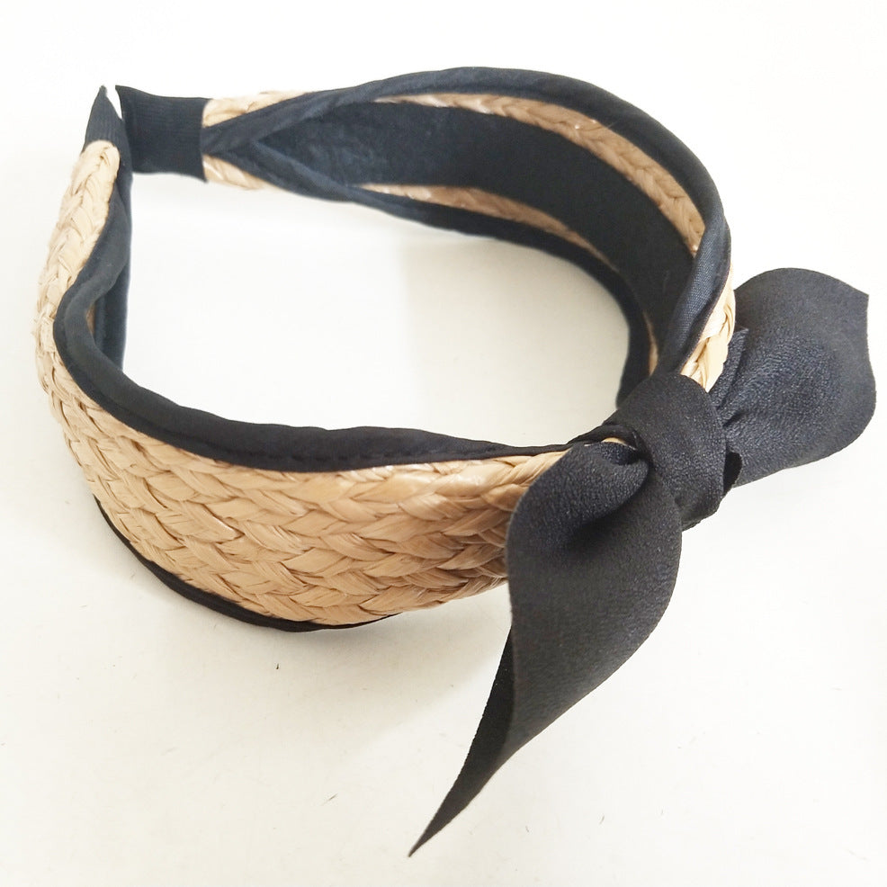 Korean Style Fashion Temperament Straw Braided Headband