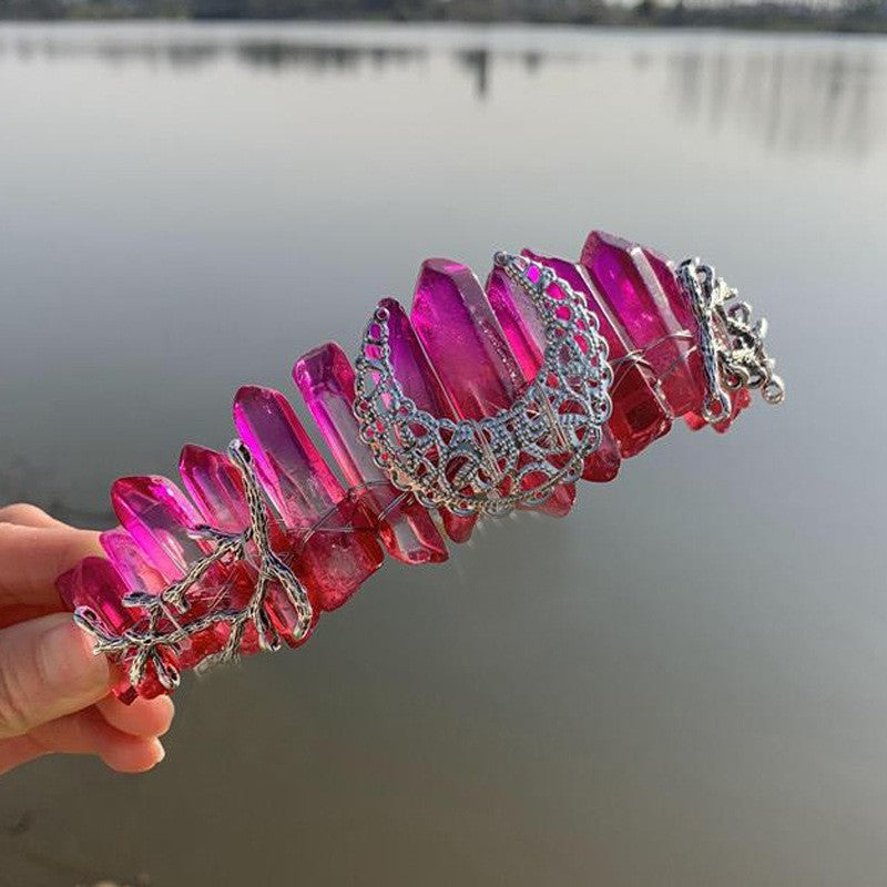 Festive Hair Comb On Moon Branch Hair Band
