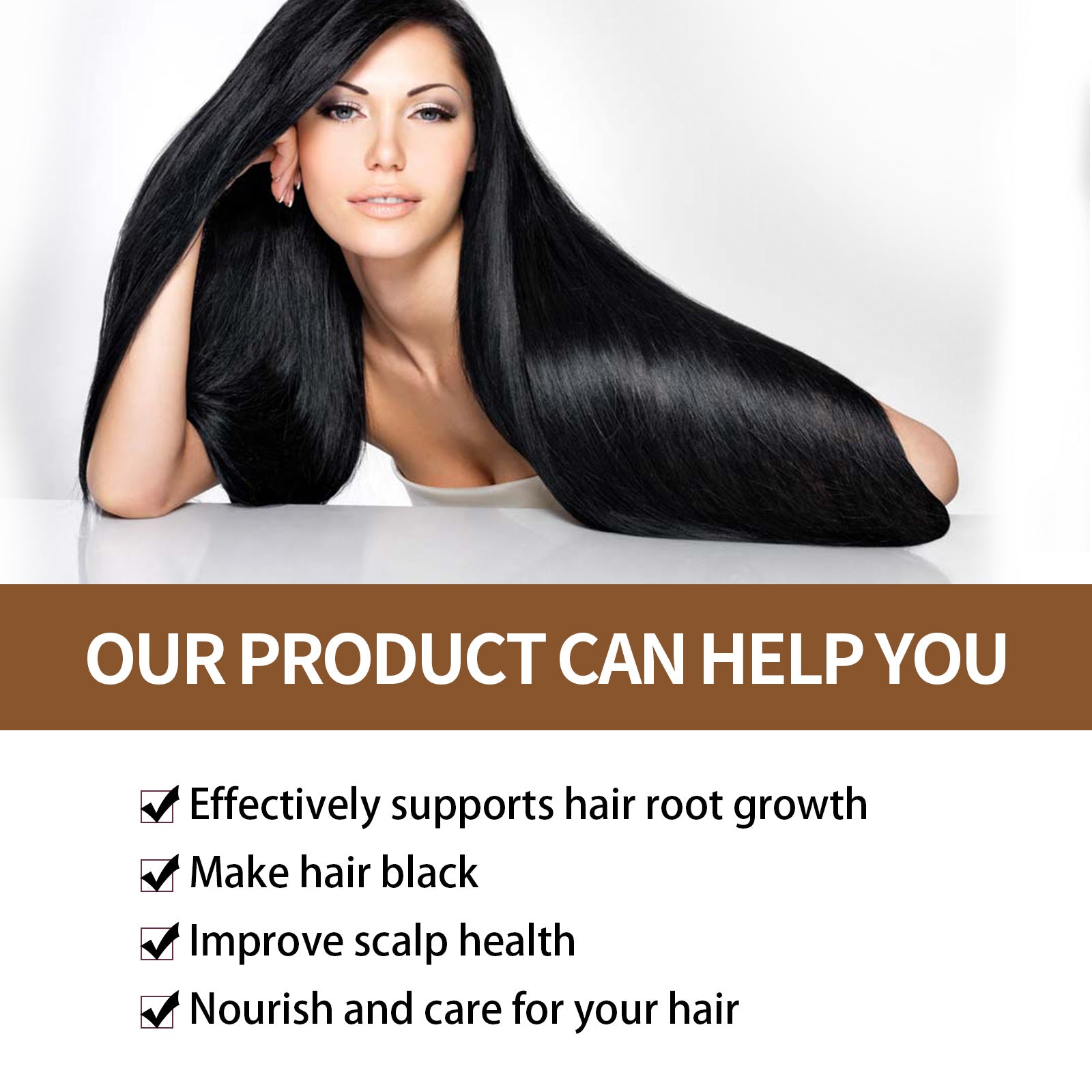 HoeGoa Natural Black Hair Soft Gloss Shampoo