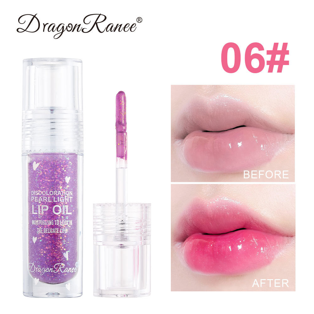 Ice Transparent With Thin And Glittering Pearlescent Moisturizing Lipstick