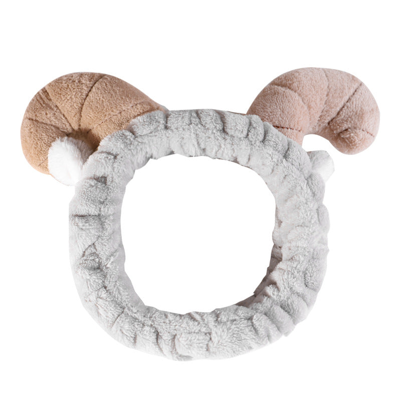 Korean-style High-grade Sports Headdress Makeup Mask High Skull Top Hair Band Headdress Wholesale