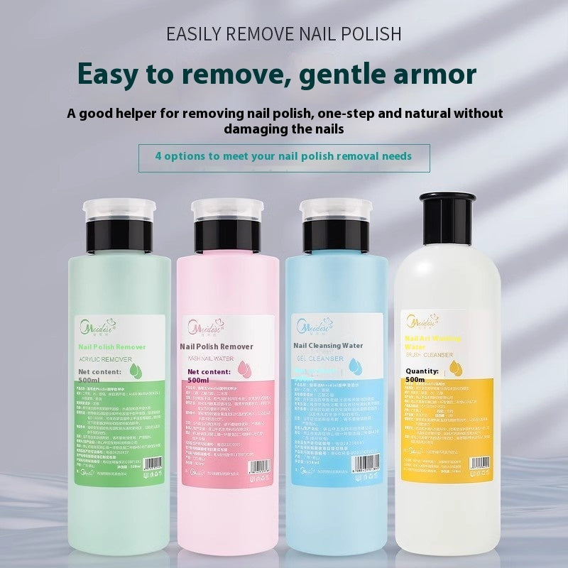 Meidiss Nail Art Press Bottle Nail Remover Cleaning Solution