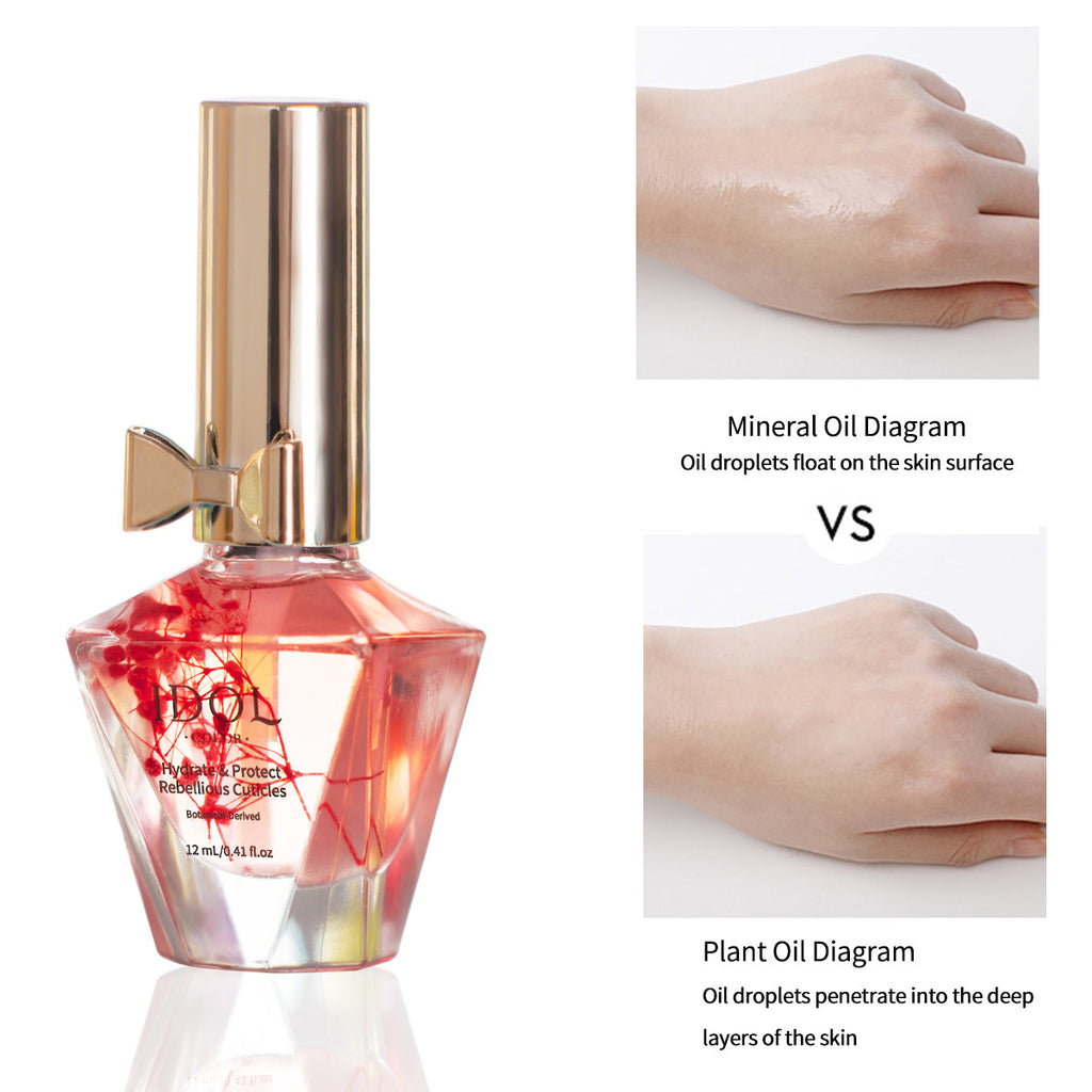 Plant Essential Cuticle Bow-shaped Nail Nourishing Manicure Cuticle Oil