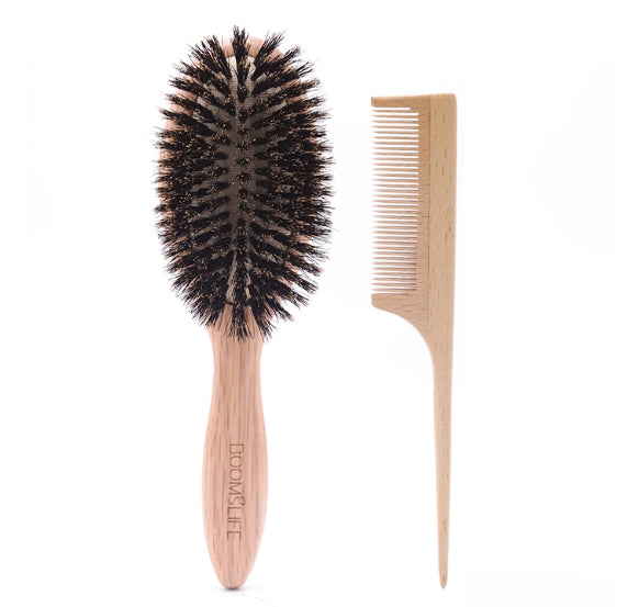 Whole Pig Hair Nanzhu Air Cushion Comb Anti-static