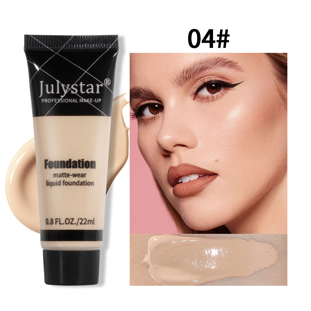 Beauty Facial Moisturizing Matte Liquid Foundation Oil Control And Waterproof