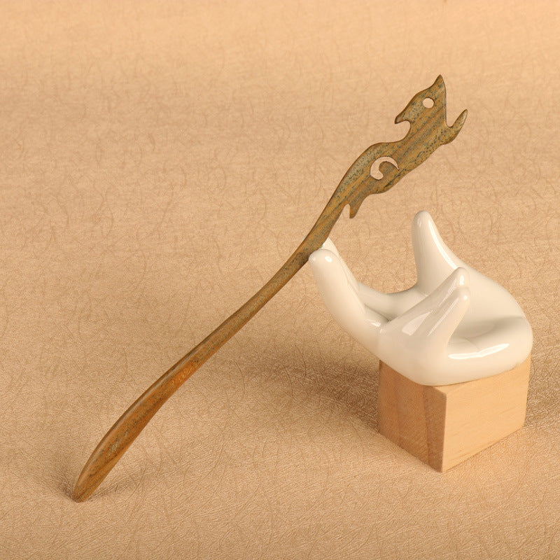 Green Sandalwood Hairpin Hairpin Antiquity Hair Clasp