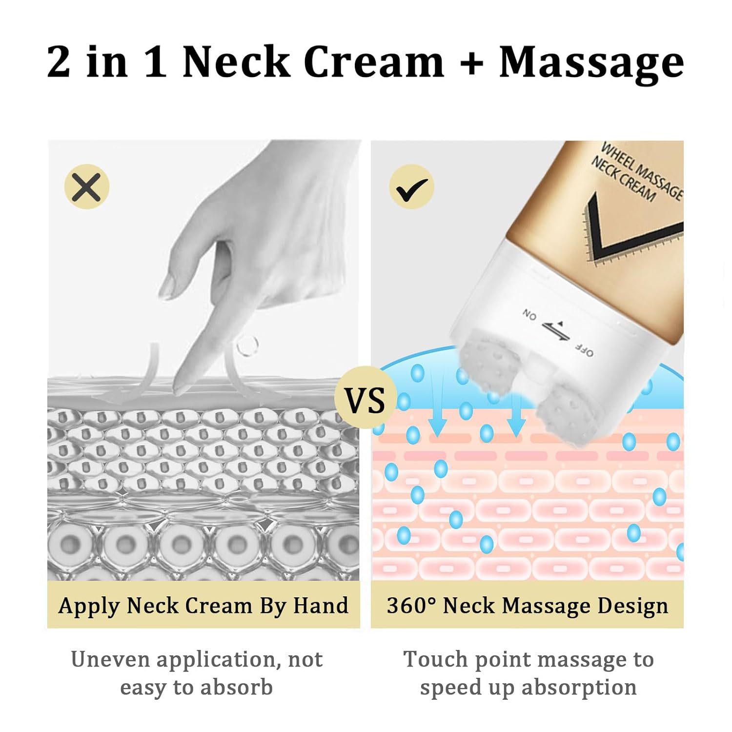 Firming Lifting Moisturizing Firming Double-roller Neck Cream