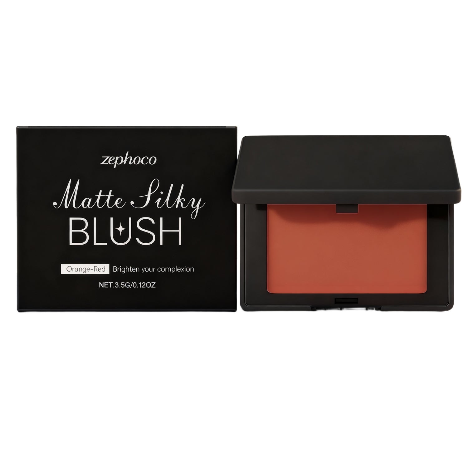 Zephoco Matte Silky Blush Dark Red