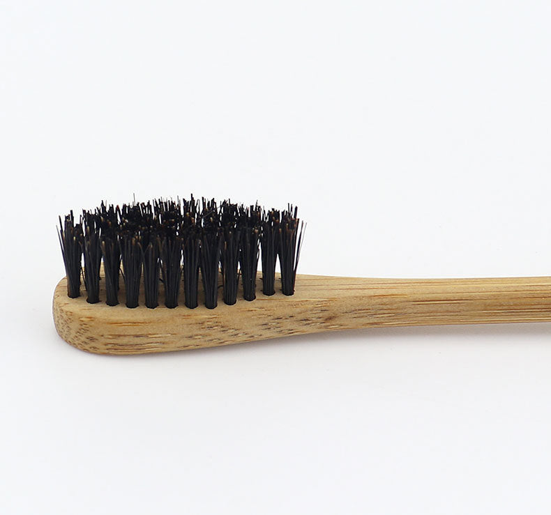 Bamboo Wood Eyebrow Brush Double-headed Three-headed Natural Material Eyebrow Sweep And Eyelash Comb