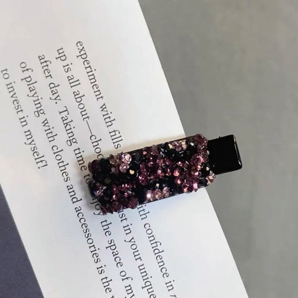 Rhinestone Bangs Side Exquisite Advanced Barrettes