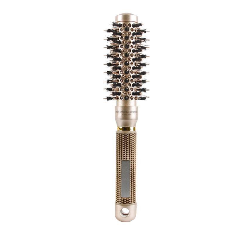 Bristle Hair Curling Comb Big Wave Curly Hair Aluminum Tube Comb