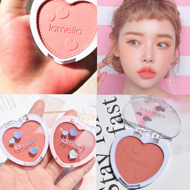 Lamella Schoolgirl Rouge Blush Pan Nude Makeup Repairing