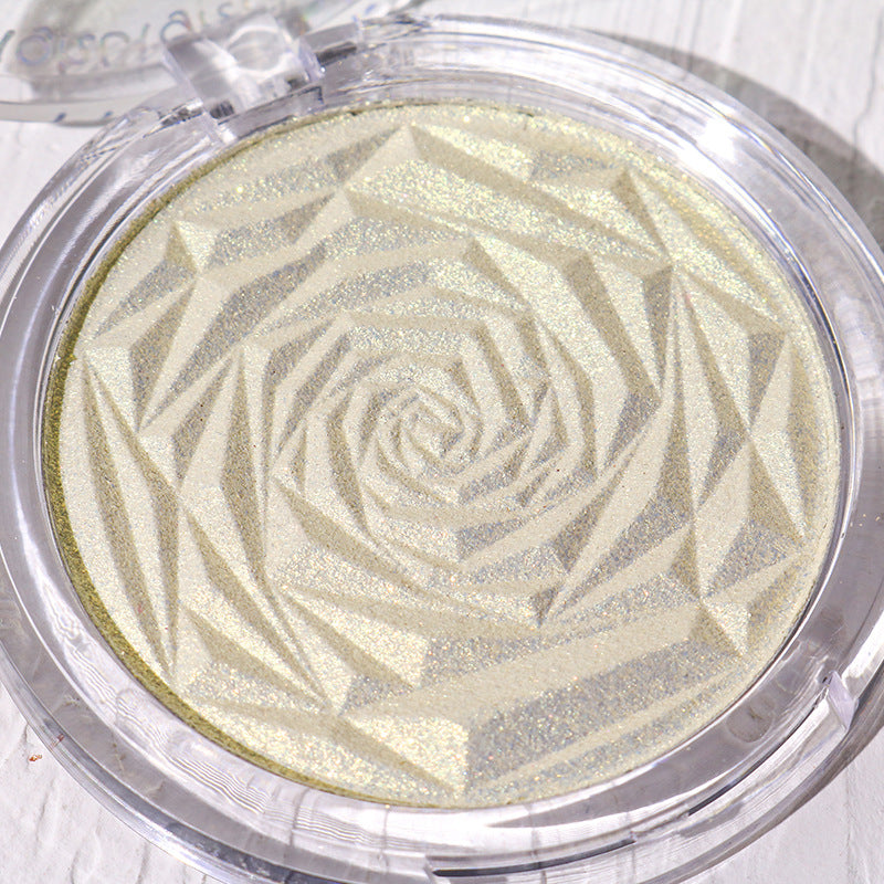Rose Diamond Highlighter Powder Blush Trimming Palette To Brighten Glitter