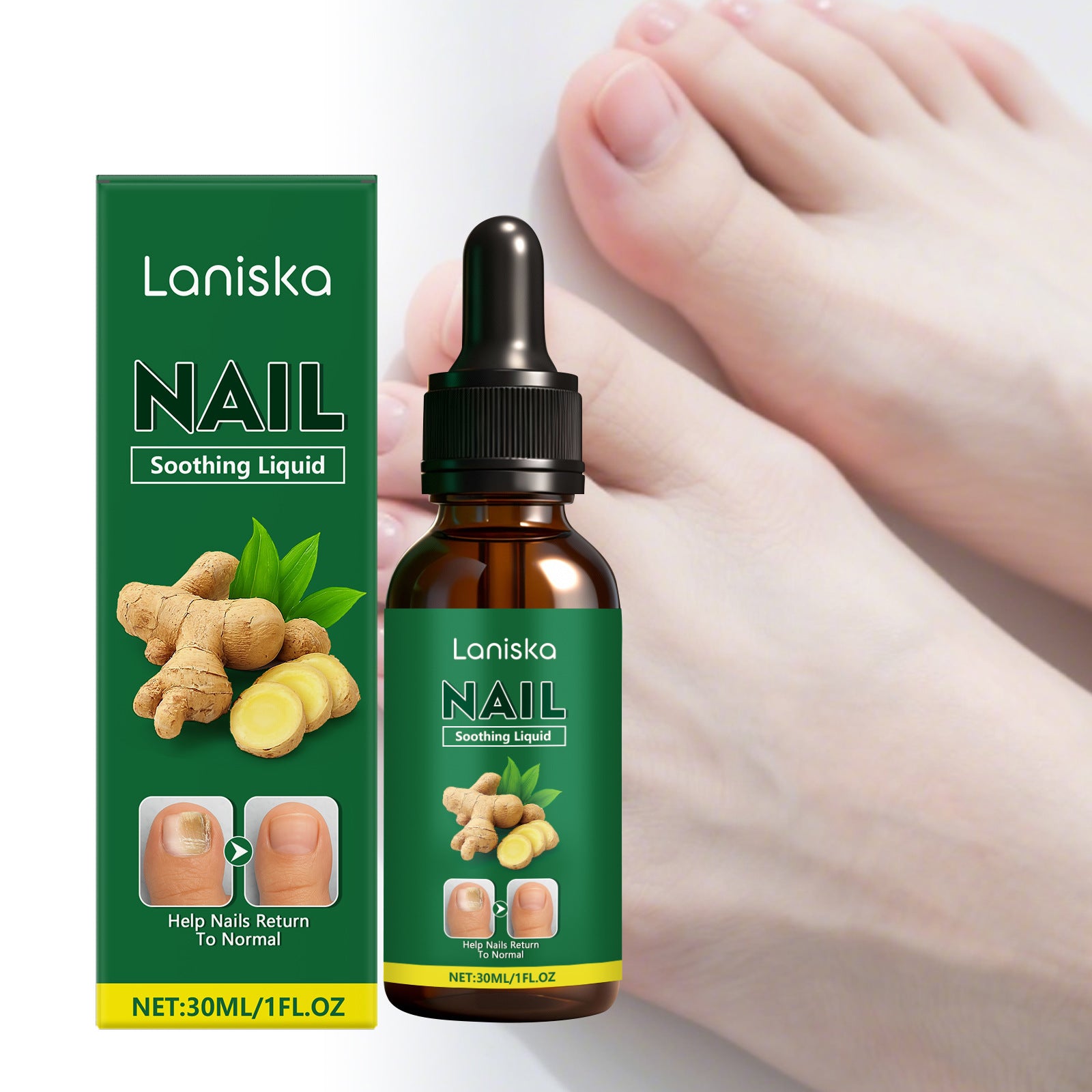 Ginger Nail Care Solution