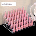 Multi-layer Plastic Transparent Acrylic Nail Polish Display Rack