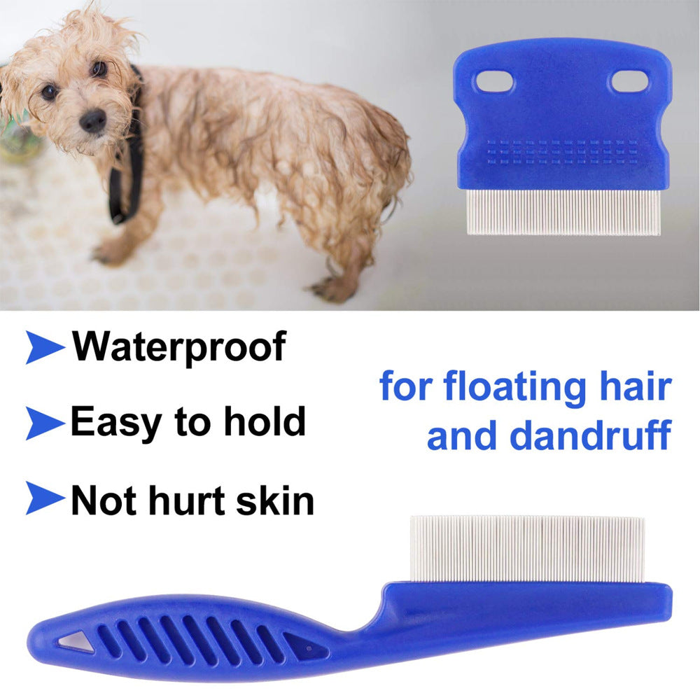 Fashion Set Blue Comb Stainless Steel Needle Dense Teeth