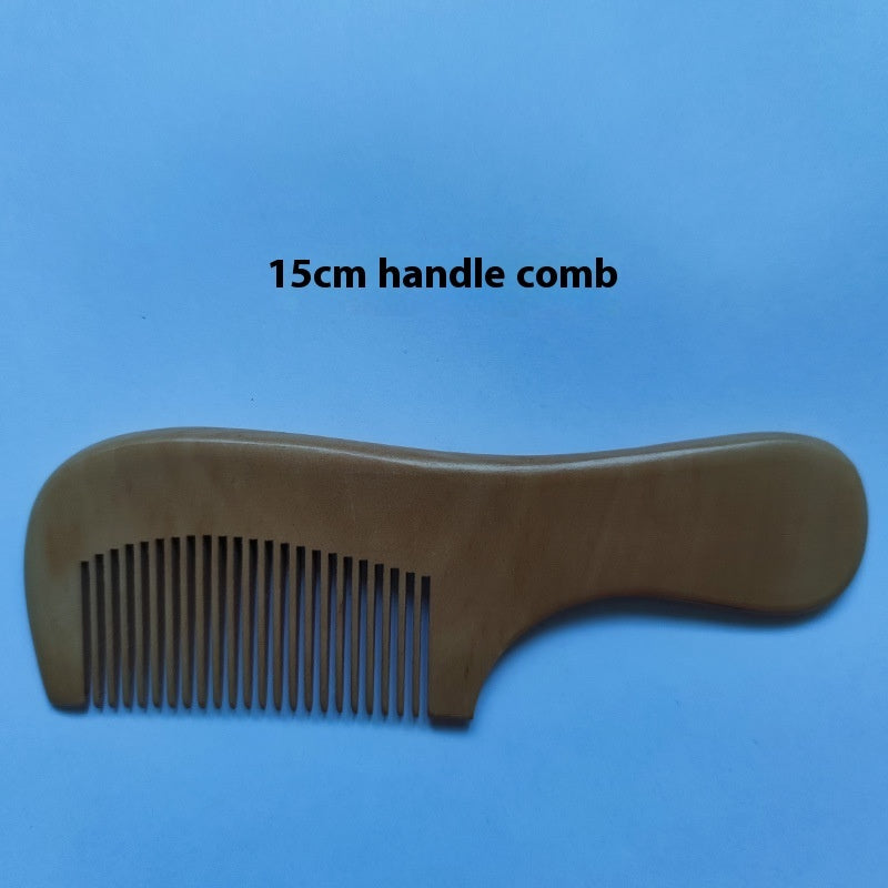Solid Wood Portable Mahogany Comb