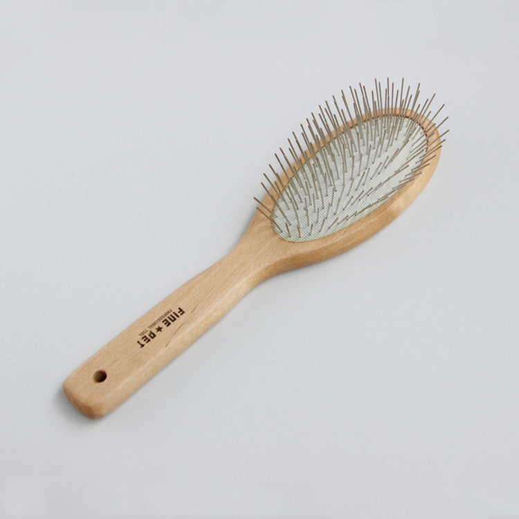 Long Haired Cat Dog Solid Wood Comb  Draw Hair Groomer