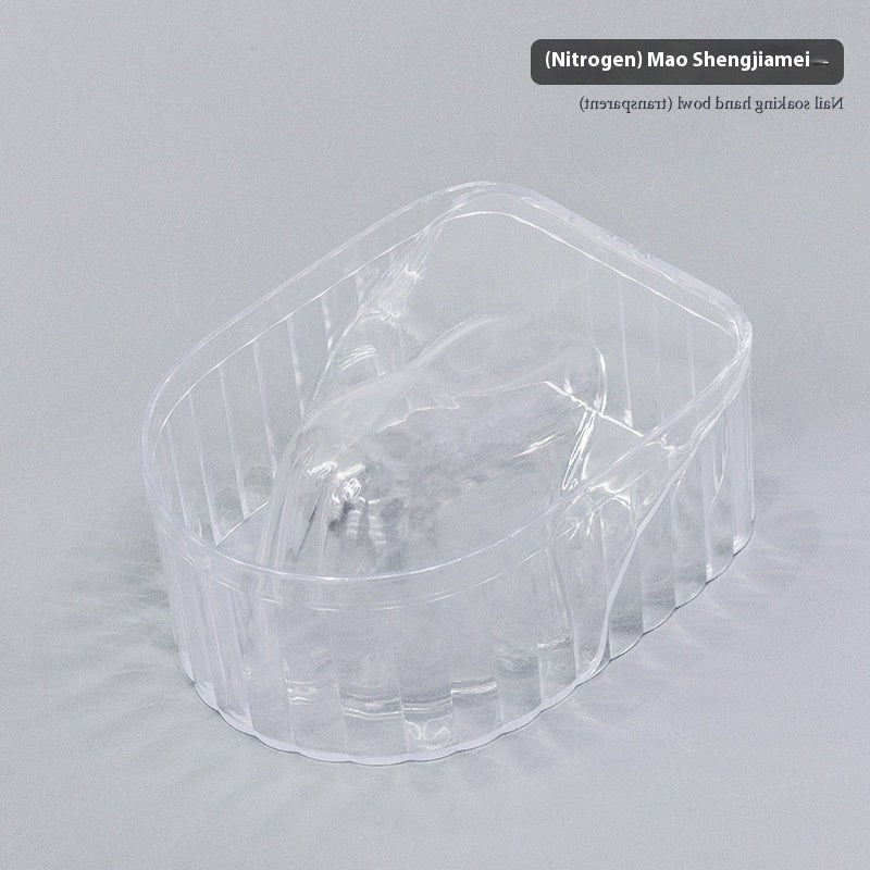 Simple Transparent Manicure Bowl For Nail Polishing