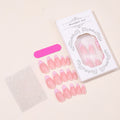 Nail Shaped Piece With Pearl Bow Patch