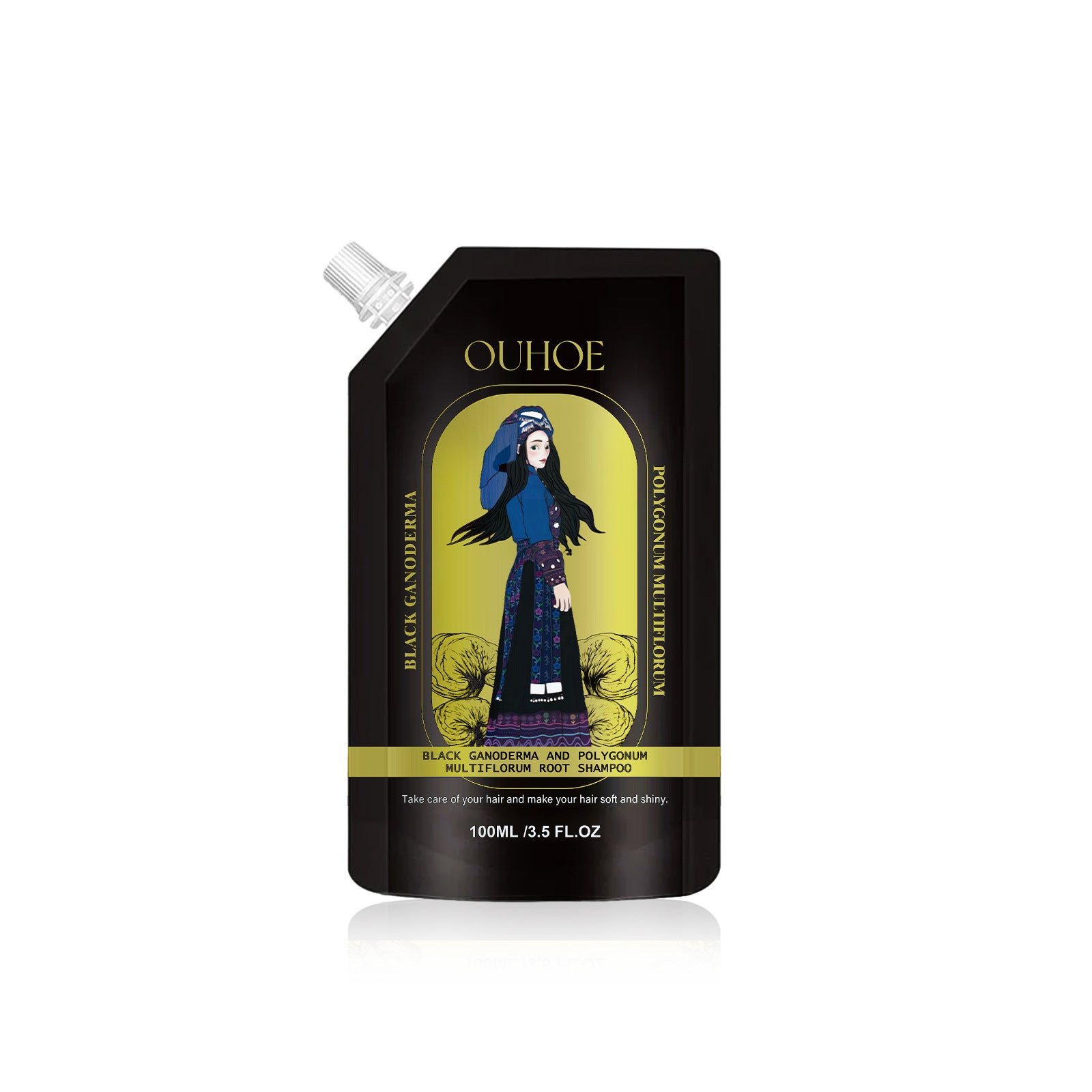 Ginger Dense Hair Shampoo For Relieving Itching