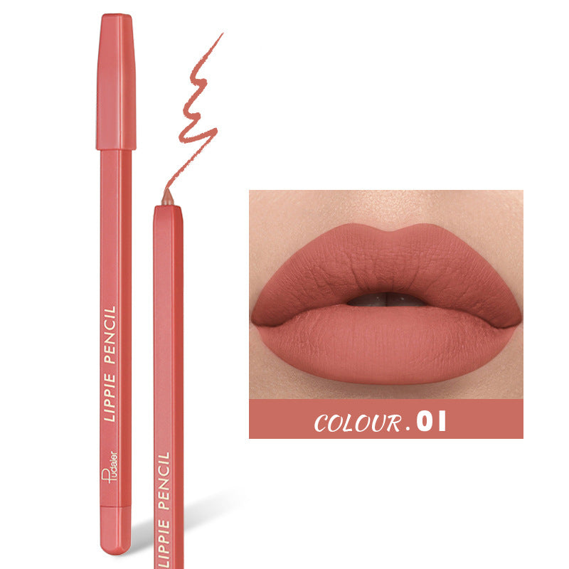 Lipstick Pen Waterproof No Stain On Cup Matte Lip Liner