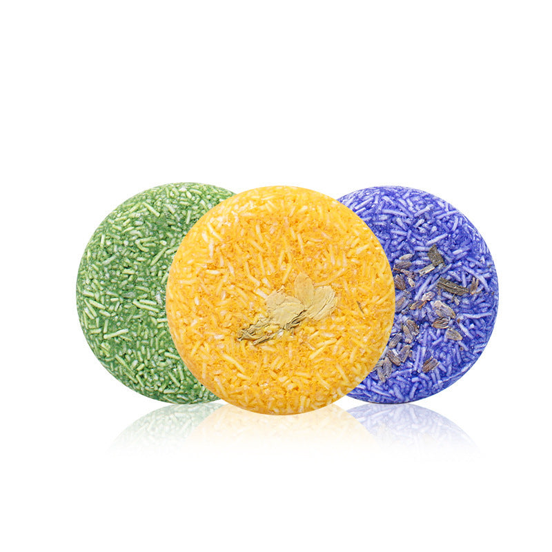LiyaL'an Round Green Tea Soap Shampoo